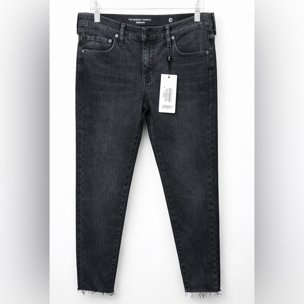 NWT AG The Legging Ankle Super Skinny Jeans 29R Gray Raw Hem
